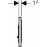 Кнопка смыва GEBERIT SIGMA 116,017.KJ.1