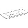 Встраиваемая раковина GEBERIT ONE 500.395.01.3 90 см заслонка белый блестящий